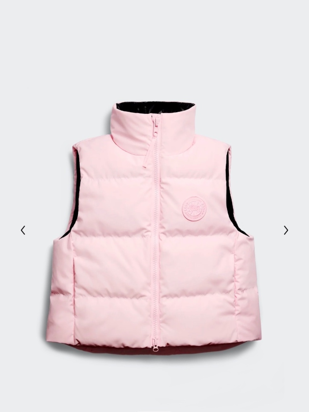 Canada Goose GRANDVIEW CROPPED VEST TONAL DISC